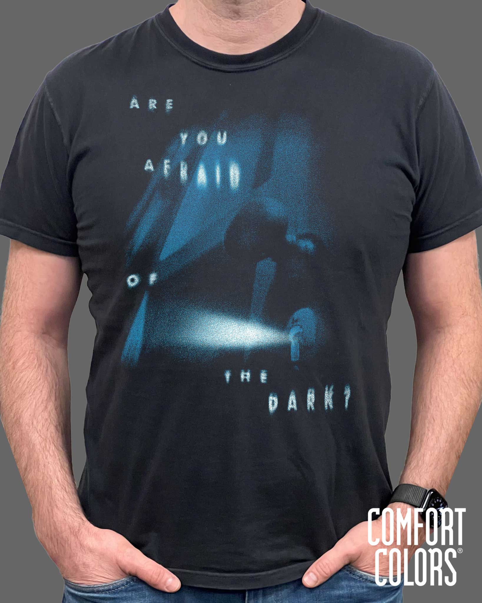 Are You Afraid Of The Dark? - Glow-In-The-Dark - Comfort Colors - Image 4