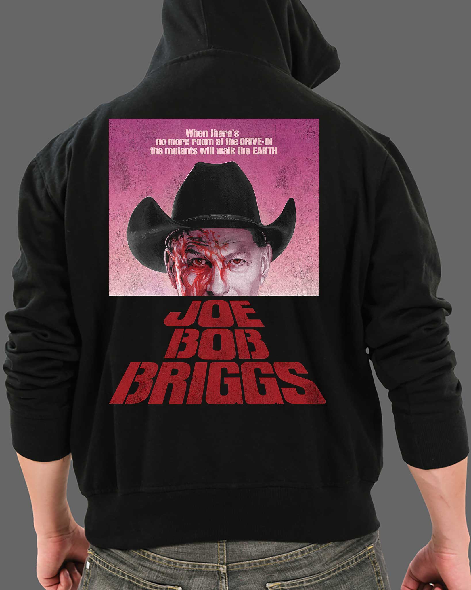 Dawn of the Drive-In - Zippered Hoodie - Image 4