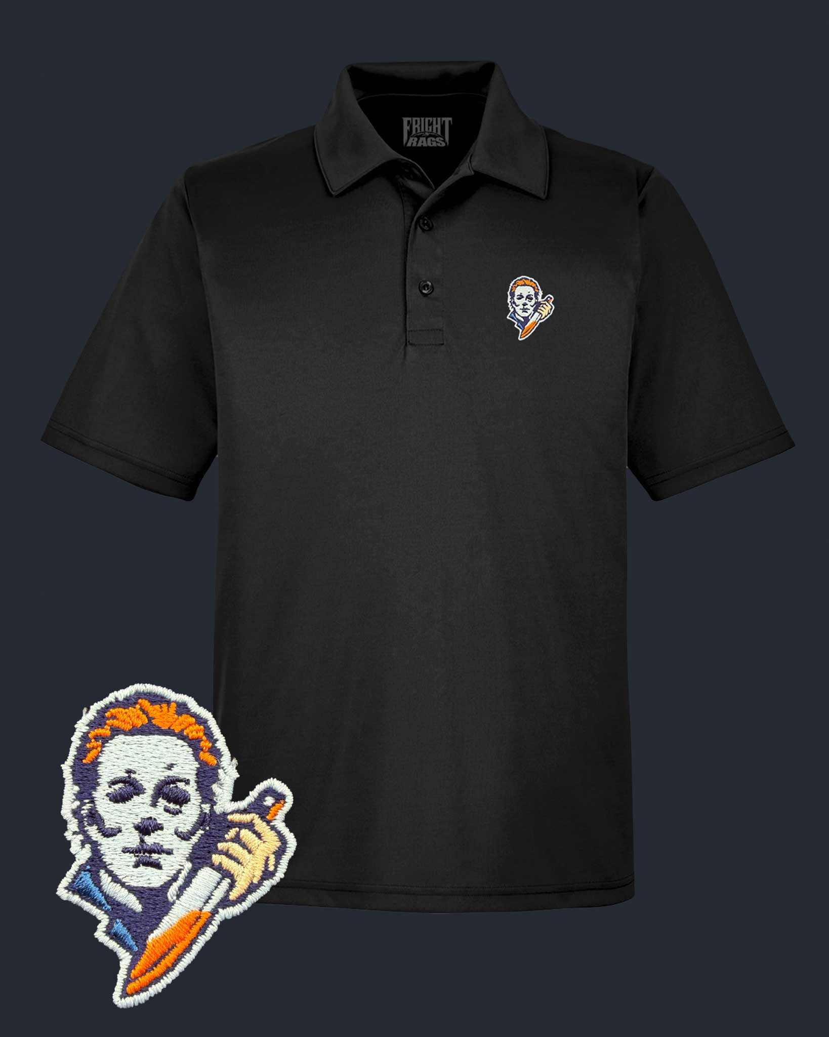 Haddonfield Boogeymen Polo Shirt - Black