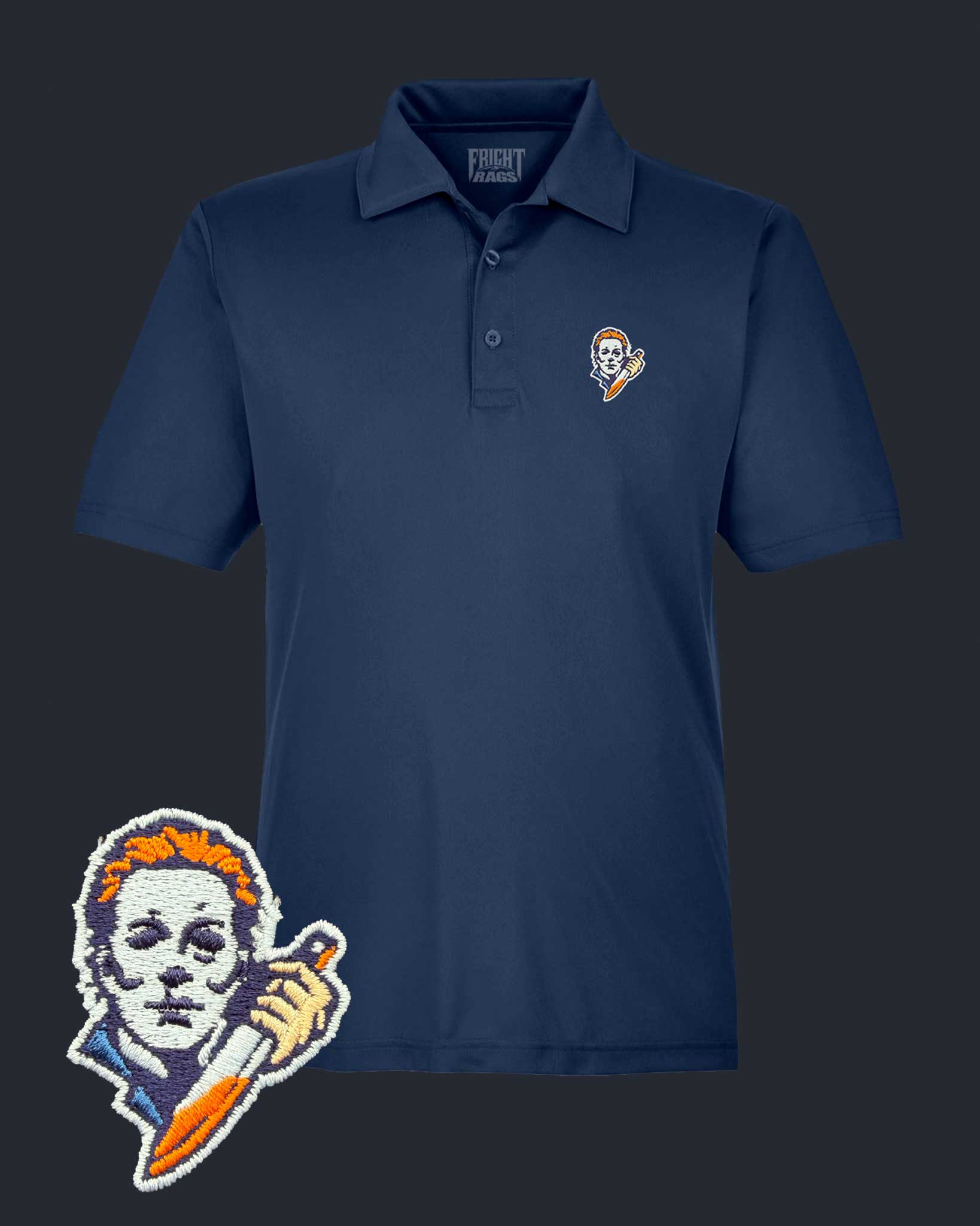 Haddonfield Boogeymen Polo Shirt - Dark Navy