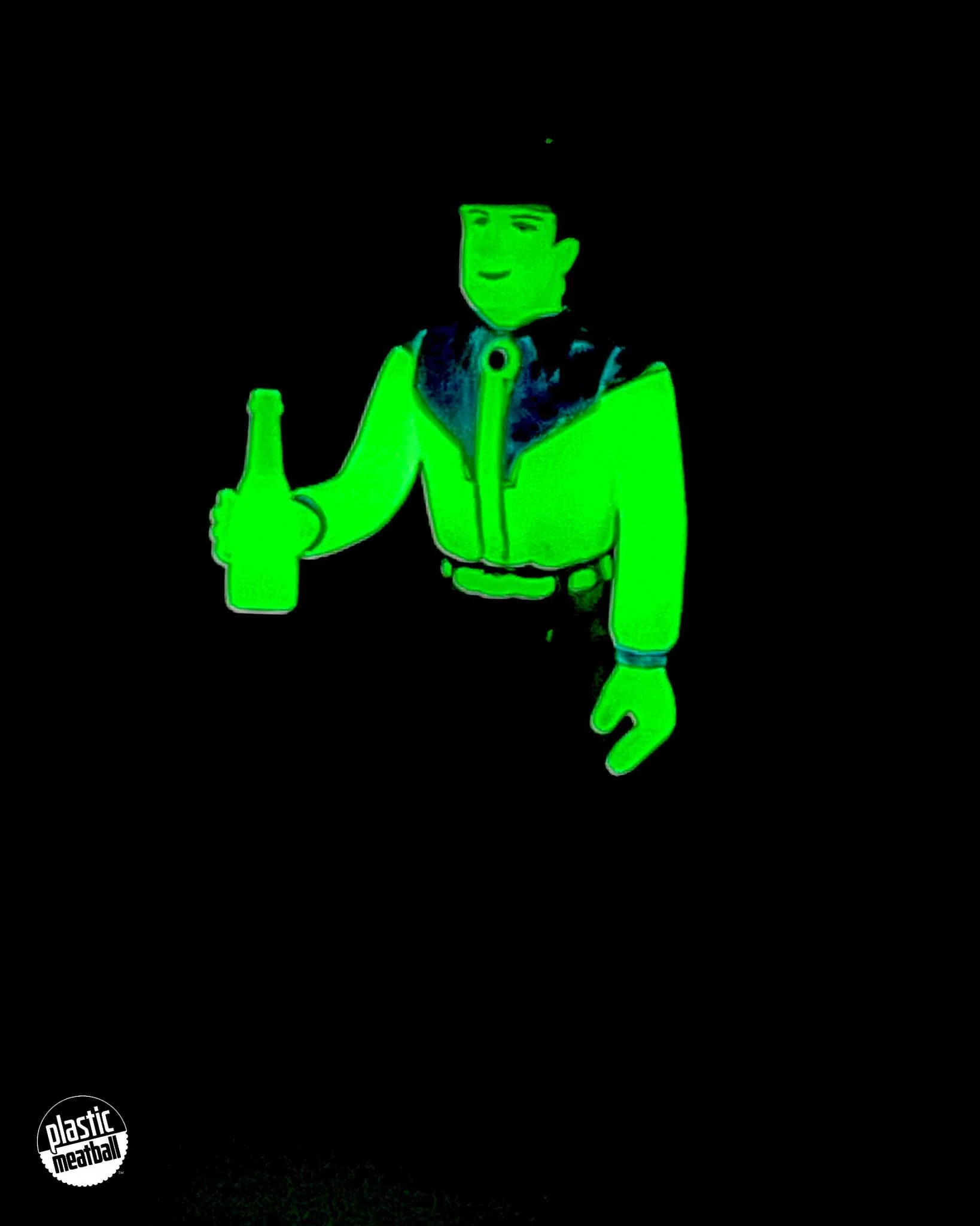 Joe Bob Briggs Monstervision Action Figure (Glow-in-the-Dark Variant) - Image 3