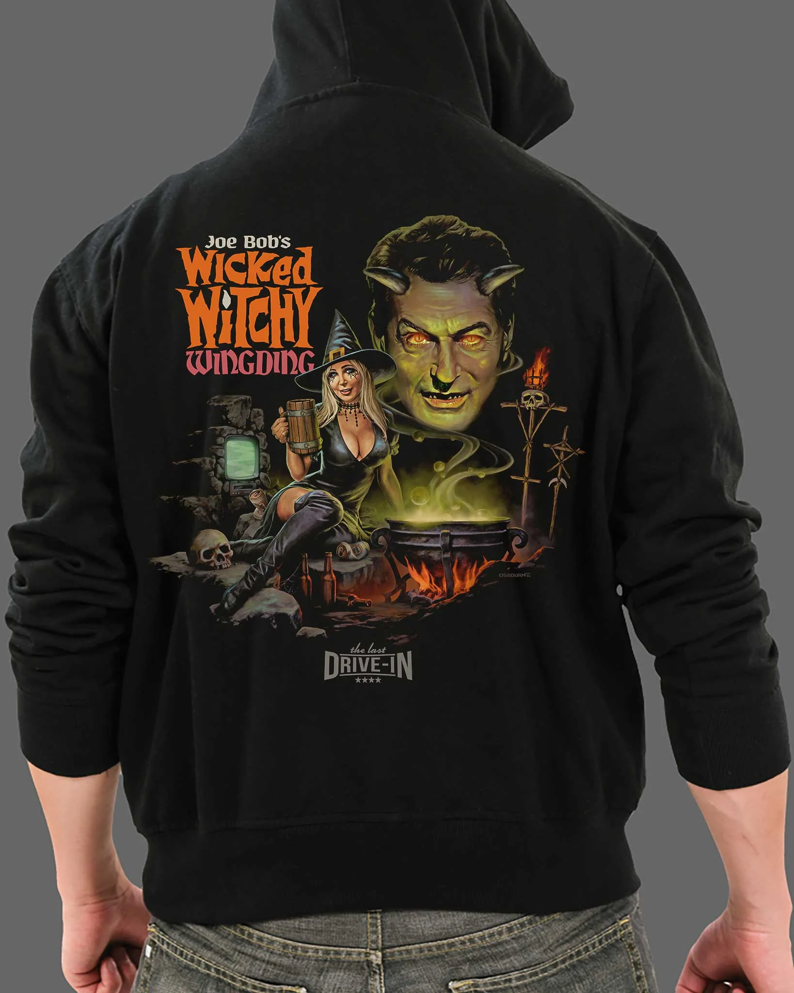 Joe Bob's Wicked Witchy Wingding - Zippered Hoodie - Image 3