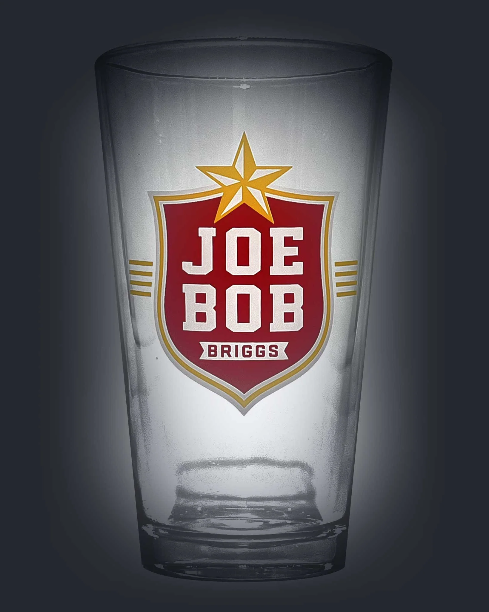 Lone Bob Briggs Beer Glass