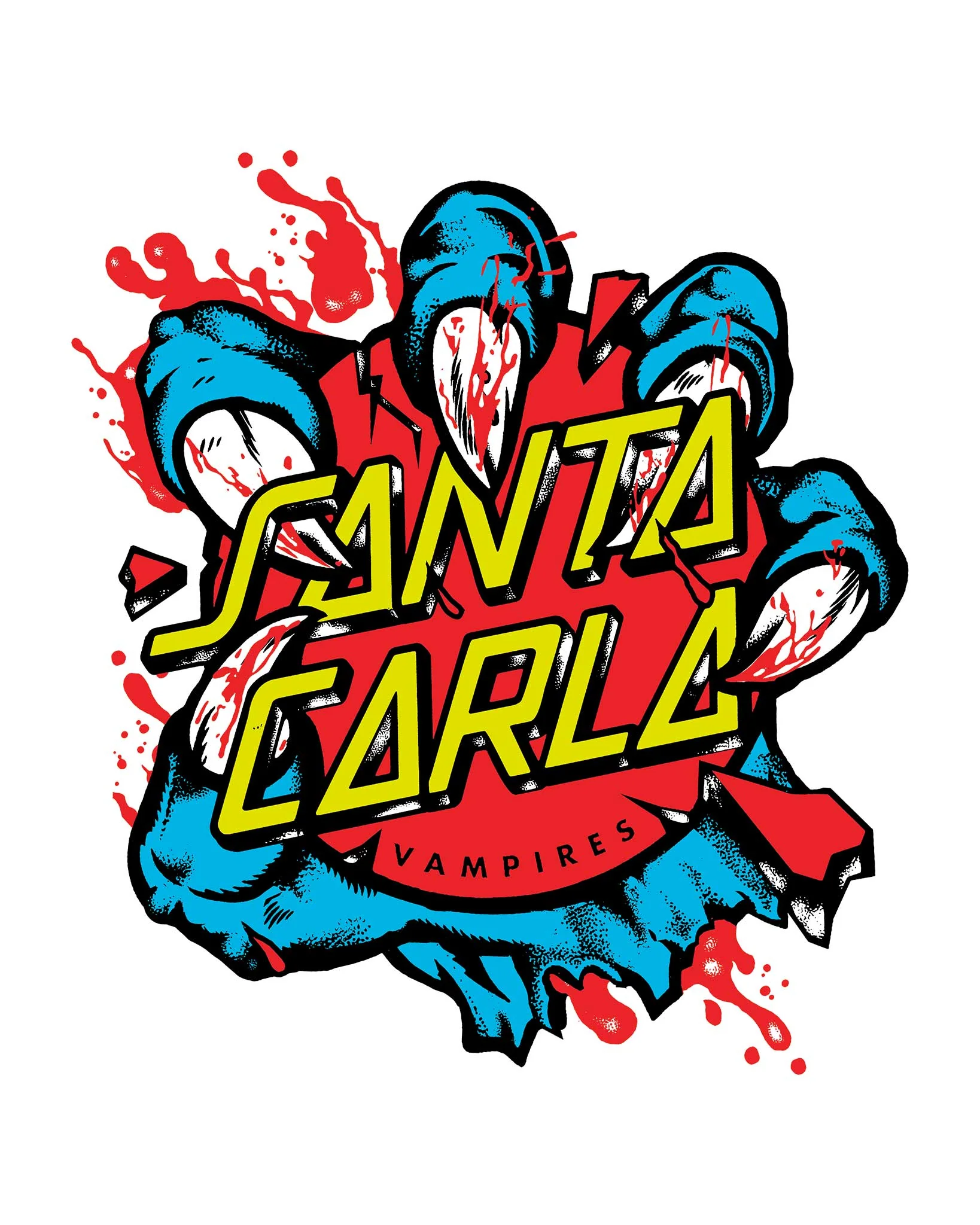 Santa Carla - Baseball Tee - Image 4
