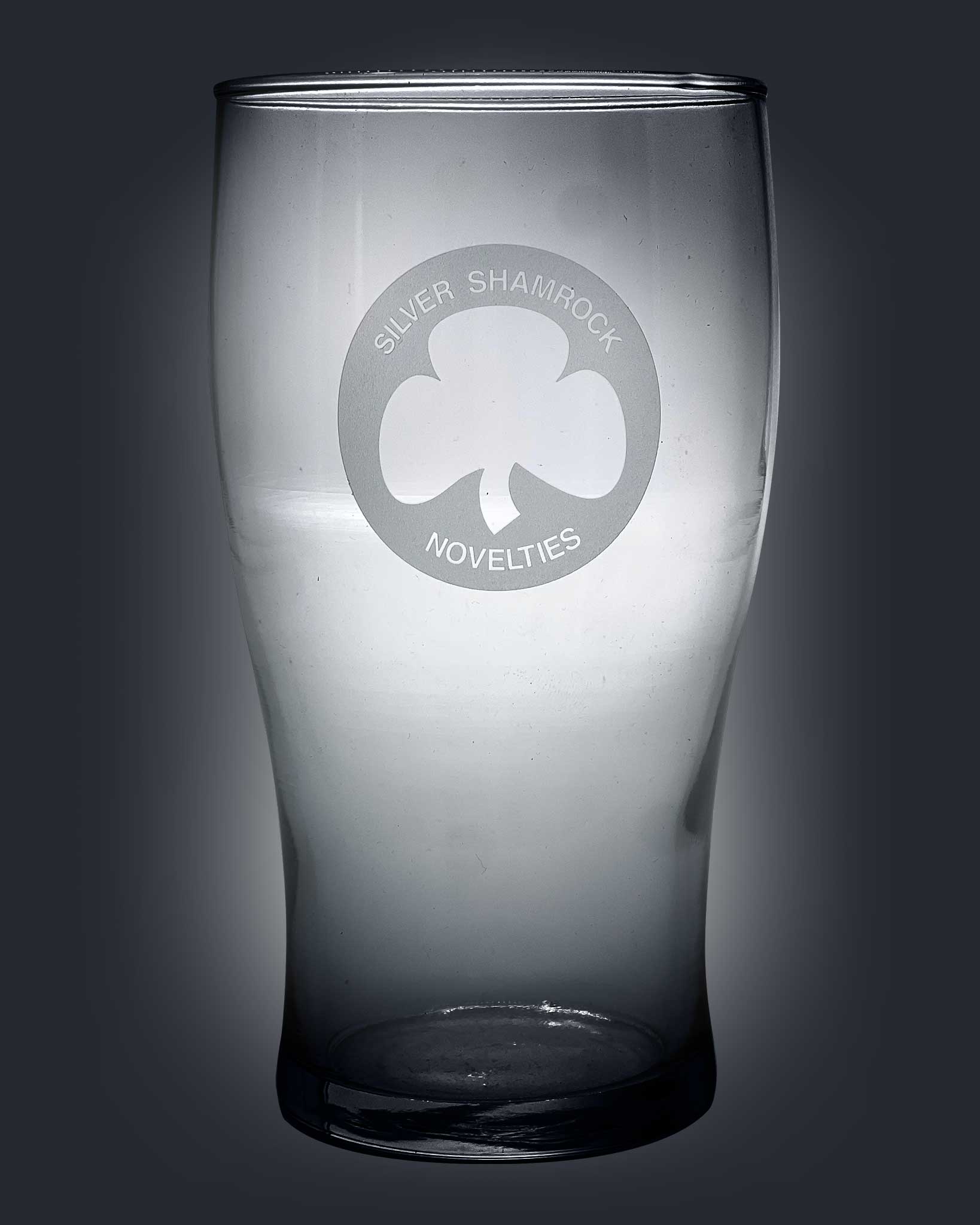 Silver Shamrock Novelties Beer Glass